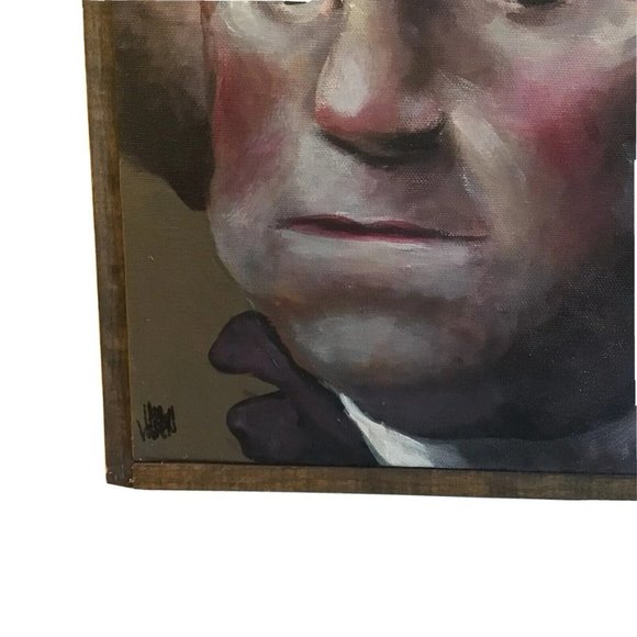 Oil Painting George Washington on Canvas Original 2011 Signed Framed 15.5" x 12" - Picture 4 of 9